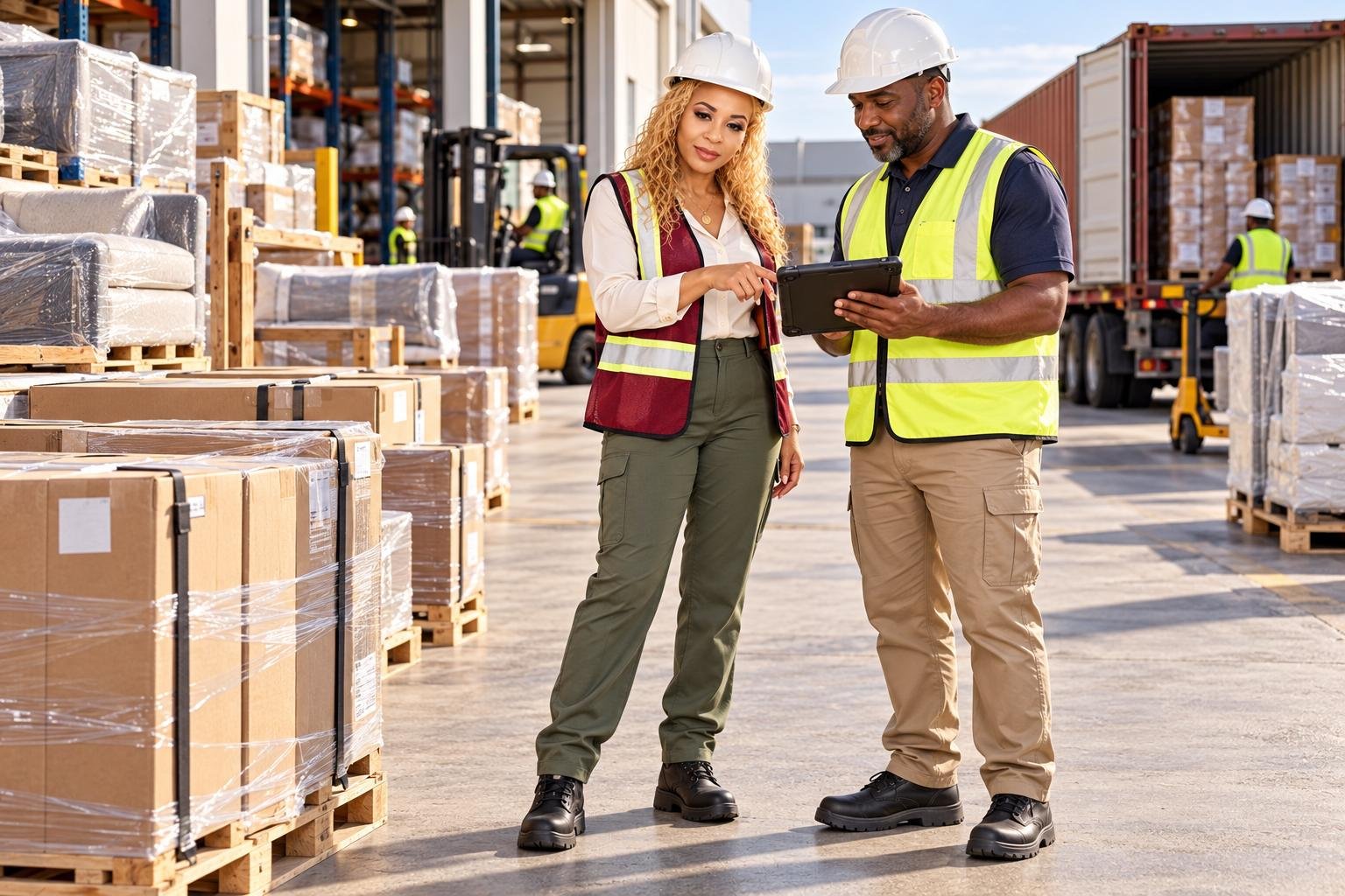 Supplier coordination at warehouse